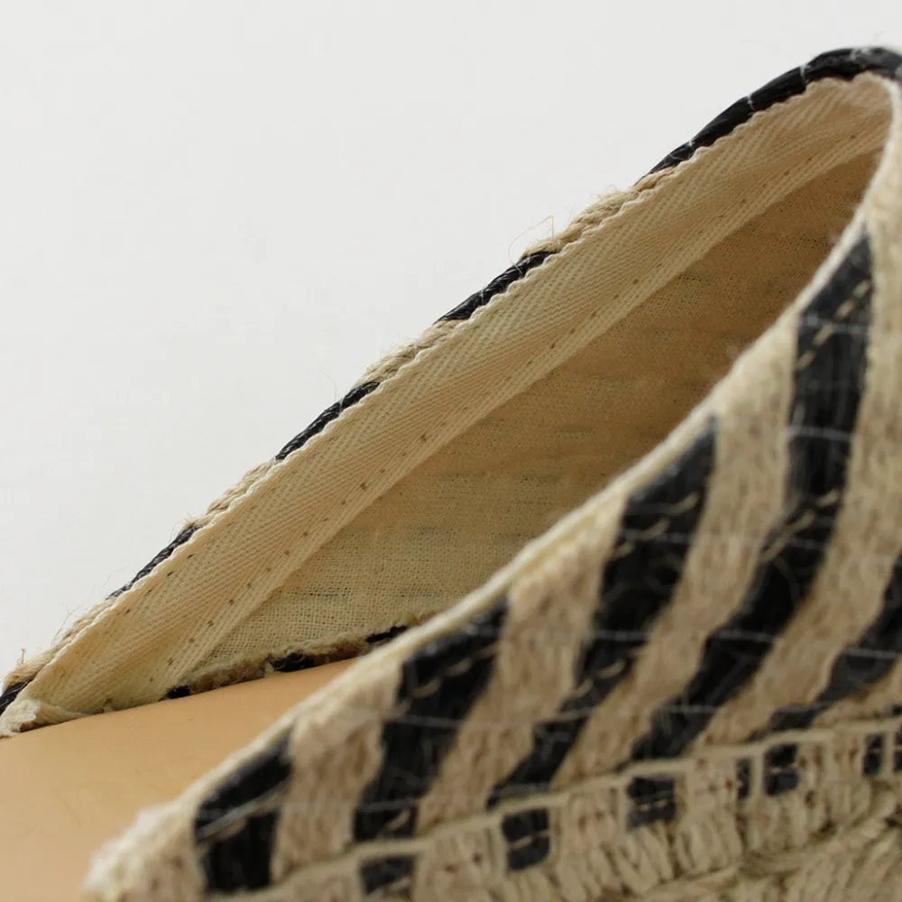 PARE GABIA Sandals^/ DENIS Espadrille slippers black_linen