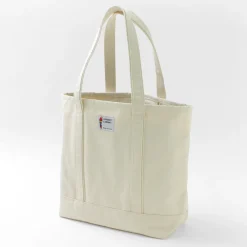 PARROTT CANVAS Tote Bags^/ Capri Style Tote natural