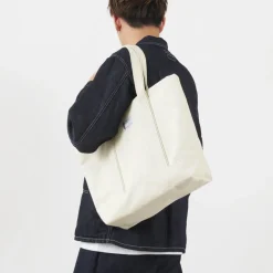PARROTT CANVAS Tote Bags^/ Capri Style Tote natural