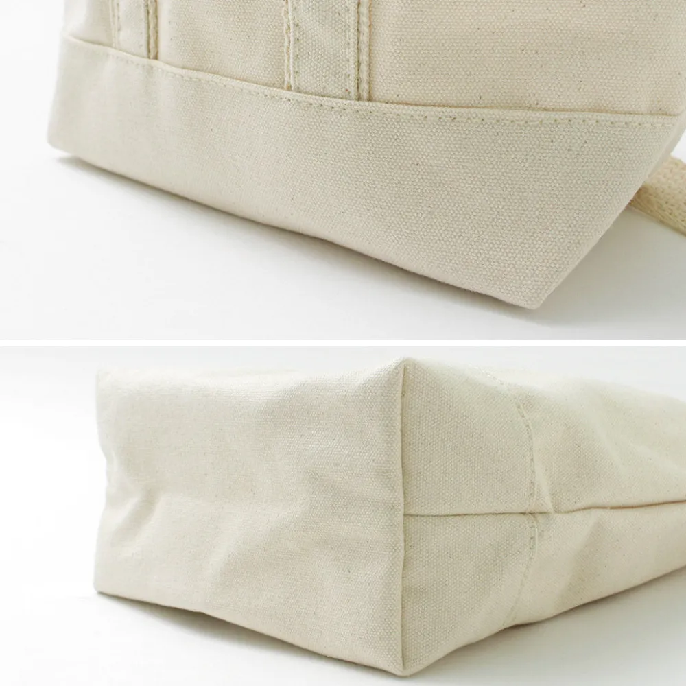 PARROTT CANVAS Tote Bags^/ Shoulder mini tote natural
