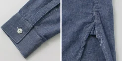 PAYDAY Shirts^/ 40s model, chin strap, work shirt lightblue