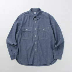 PAYDAY Shirts^/ 40s model, chin strap, work shirt lightblue