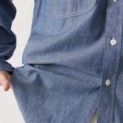 PAYDAY Shirts^/ 40s model, chin strap, work shirt lightblue