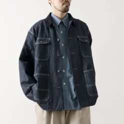 PAYDAY Jackets^/ 50's model corduroy collar coverall navy