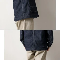 PAYDAY Jackets^/ 50's model corduroy collar coverall navy