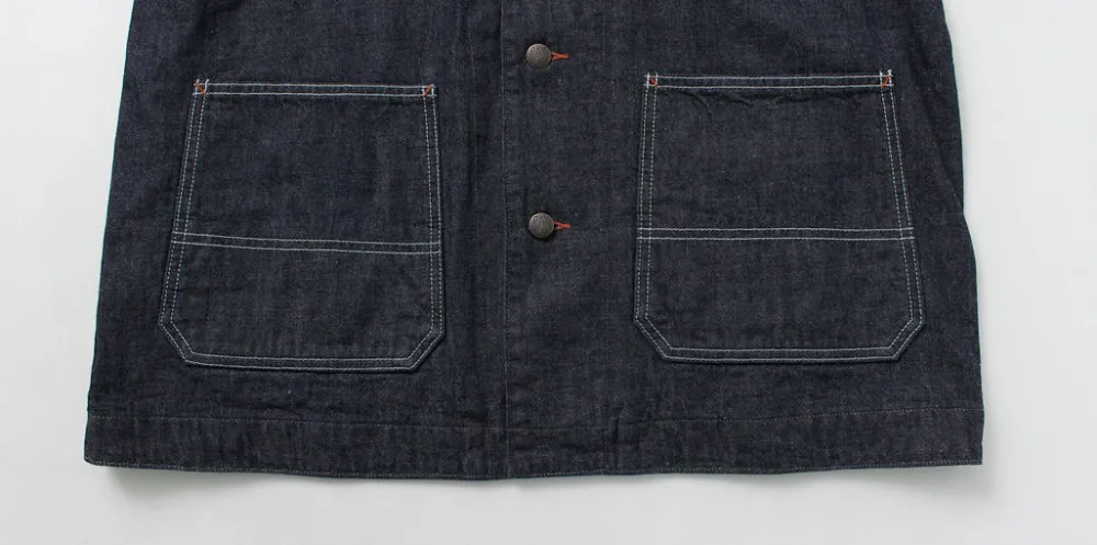PAYDAY Jackets^/ 50's model corduroy collar coverall navy