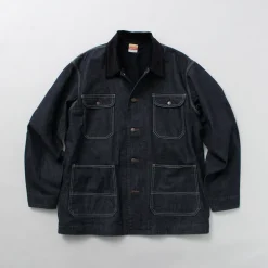 PAYDAY Jackets^/ 50's model corduroy collar coverall navy