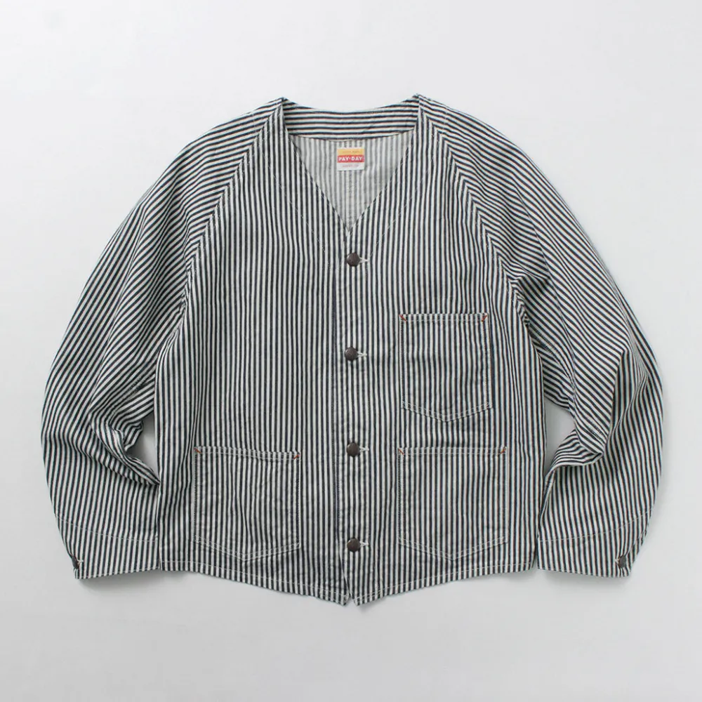 PAYDAY Jackets^/ 50s Model Hickory Engineer Jacket navy