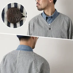 PAYDAY Jackets^/ 50s Model Hickory Engineer Jacket navy