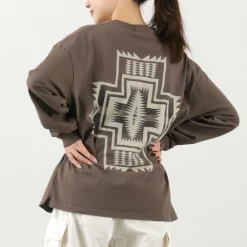 PENDLETON T-Shirts^/ Back Print Long Sleeve T-Shirt