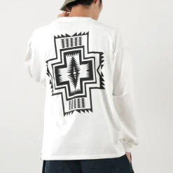 PENDLETON T-Shirts^/ Back Print Long Sleeve T-Shirt