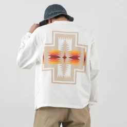 PENDLETON T-Shirts^/ Back Print Long Sleeve T-Shirt