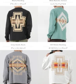 PENDLETON T-Shirts^/ Back Print Long Sleeve T-Shirt