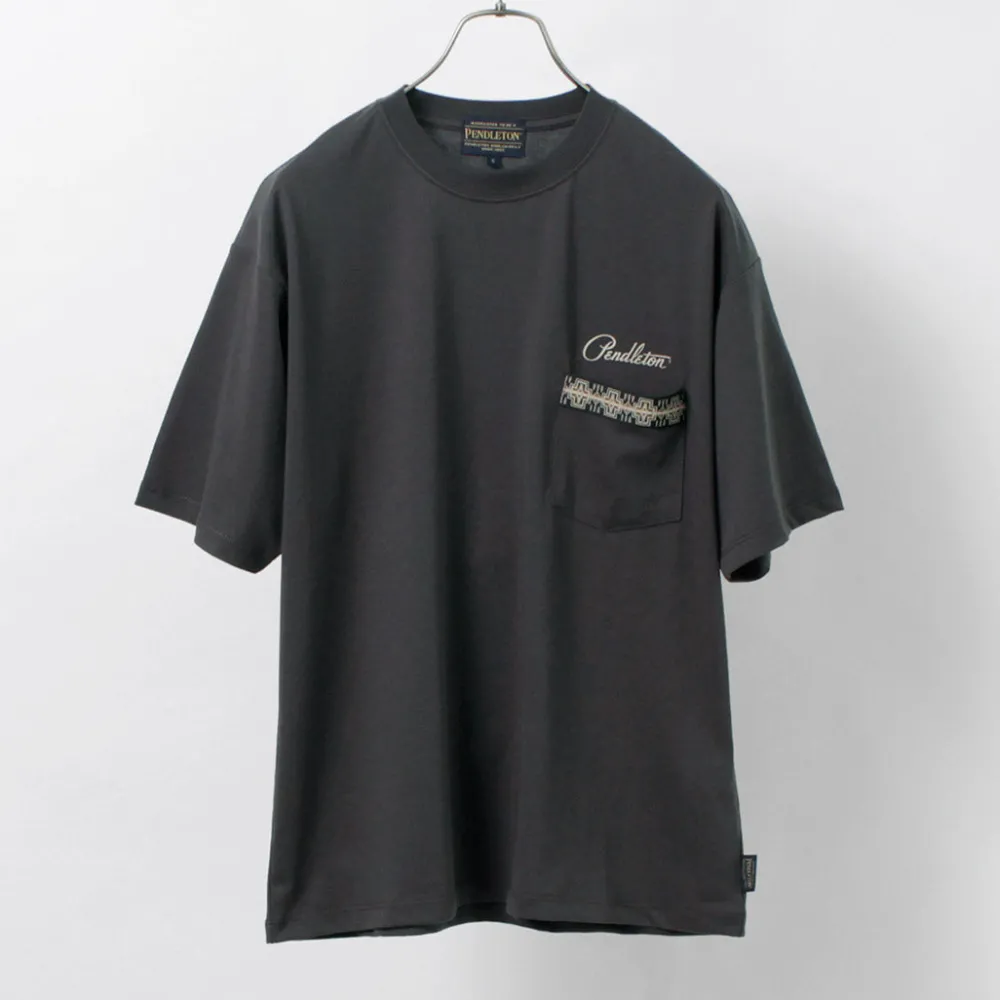 PENDLETON T-Shirts^/ Back Print Pocket T-Shirt