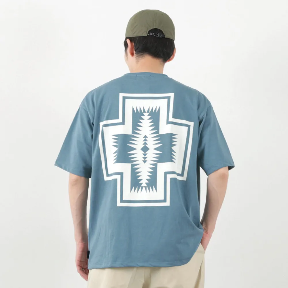 PENDLETON T-Shirts^/ Back Print Pocket T-Shirt