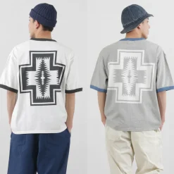 PENDLETON T-Shirts^/ S/S Ringer T-Shirt Harding