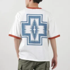 PENDLETON T-Shirts^/ S/S Ringer T-Shirt Harding