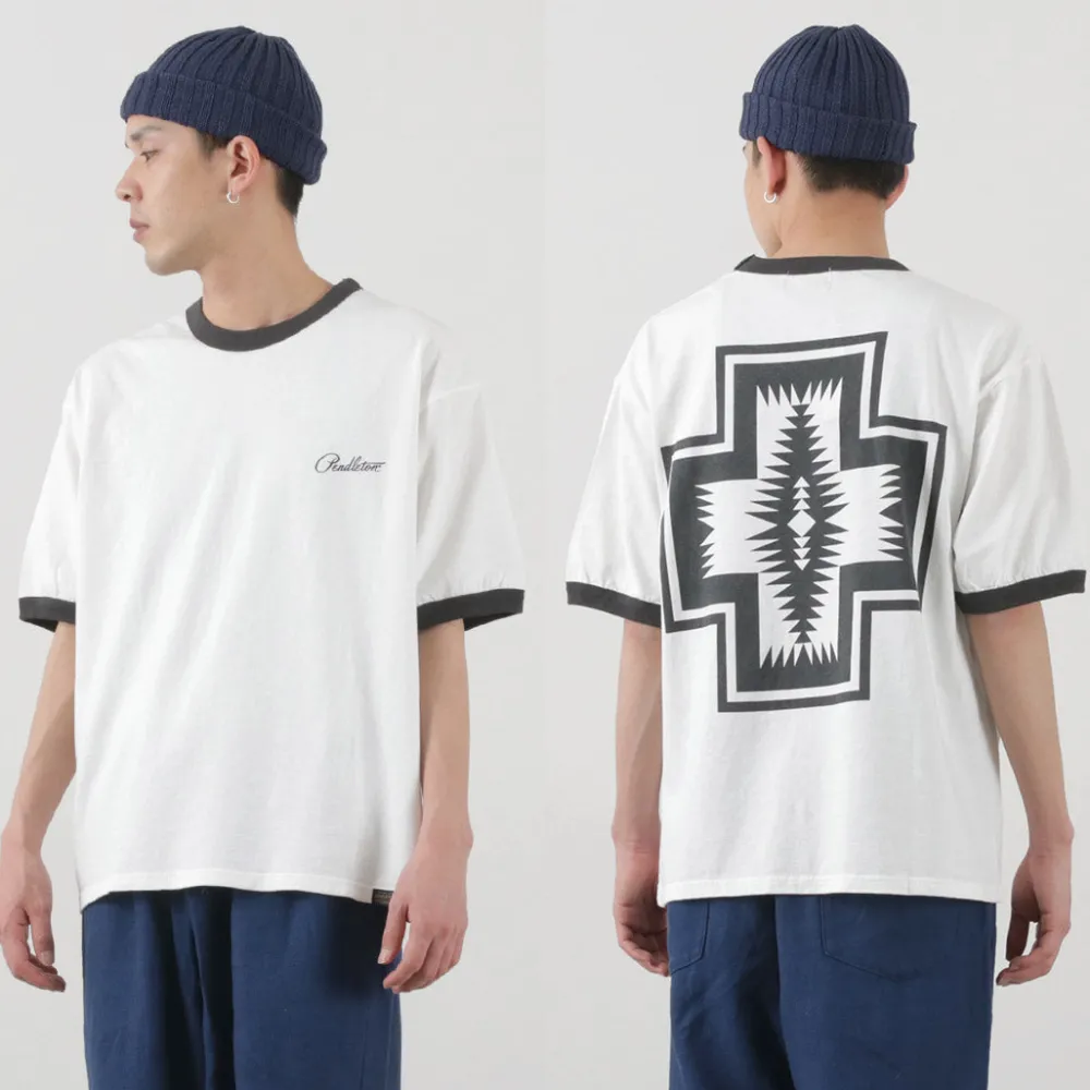 PENDLETON T-Shirts^/ S/S Ringer T-Shirt Harding