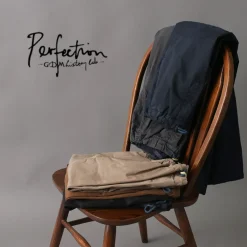 PERFECTION Trousers^/ Peach Touch Tapered Easy Pants Slacks Trousers