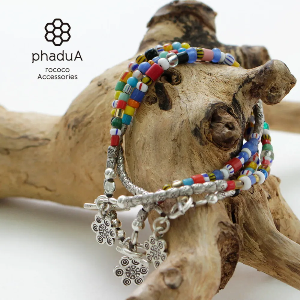 PHADUA Anklets^/ African bead bracelet mix-beads
