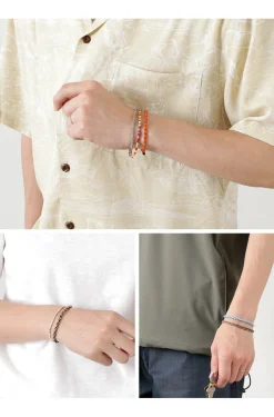 PHADUA Anklets^/ Bracelet Wax cord 2-tone