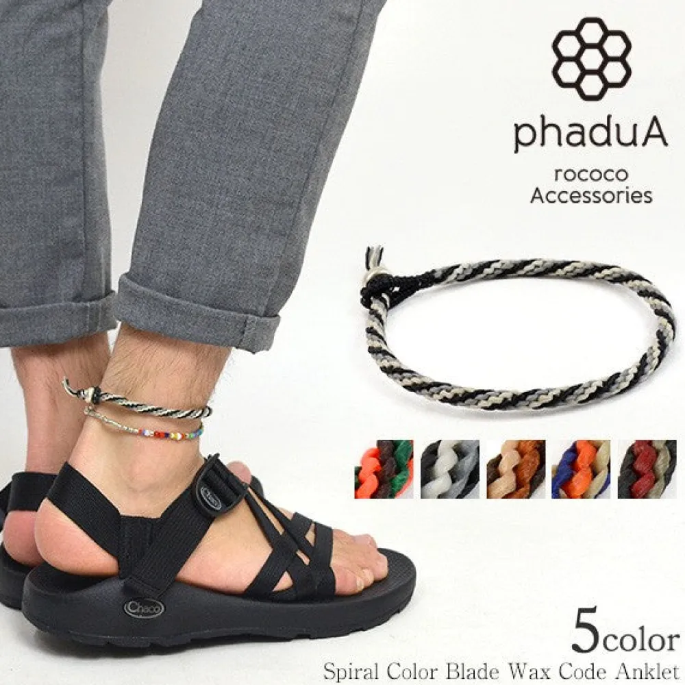 PHADUA Anklets^/ Braid Wax Cord Anklet