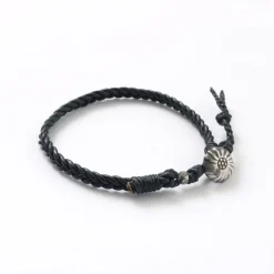 PHADUA Anklets^/ Braided 1.5mm Leather Anklet