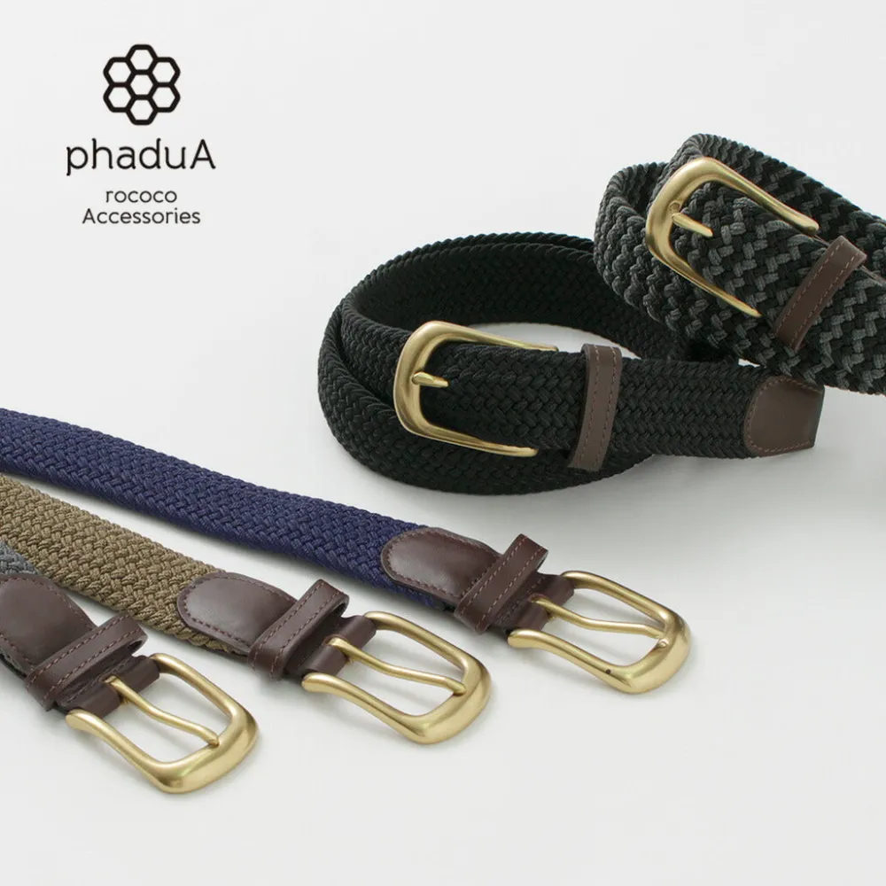 PHADUA Belts^/ Elastic Mesh Belt