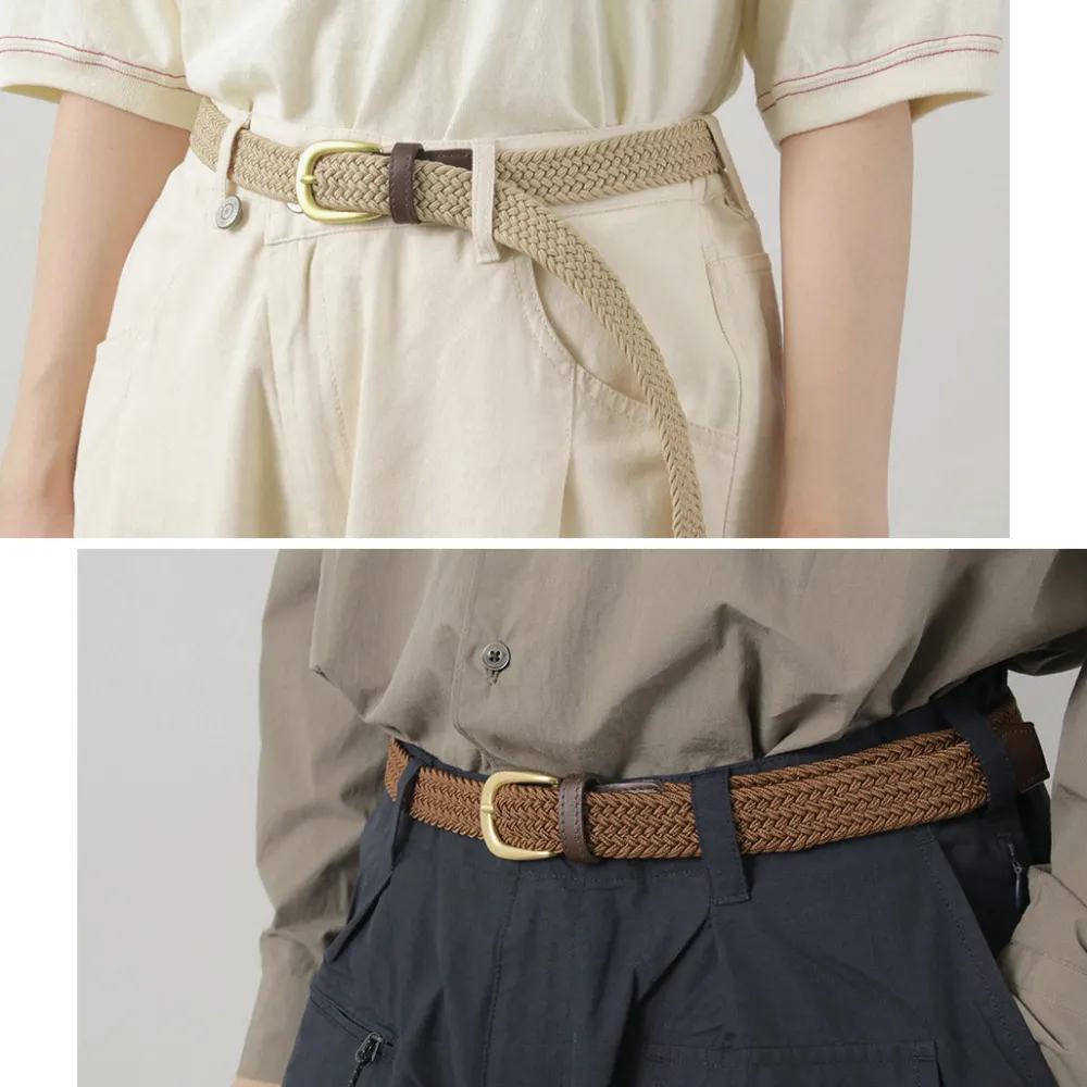 PHADUA Belts^/ Elastic Narrow Mesh Belt