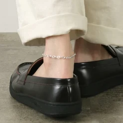 PHADUA Anklets^/ Flat cable chain anklet 925 silver
