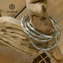 PHADUA Bracelets^/ Karen bangle/7921 silver