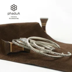PHADUA Anklets^/ Karen Bangle silver