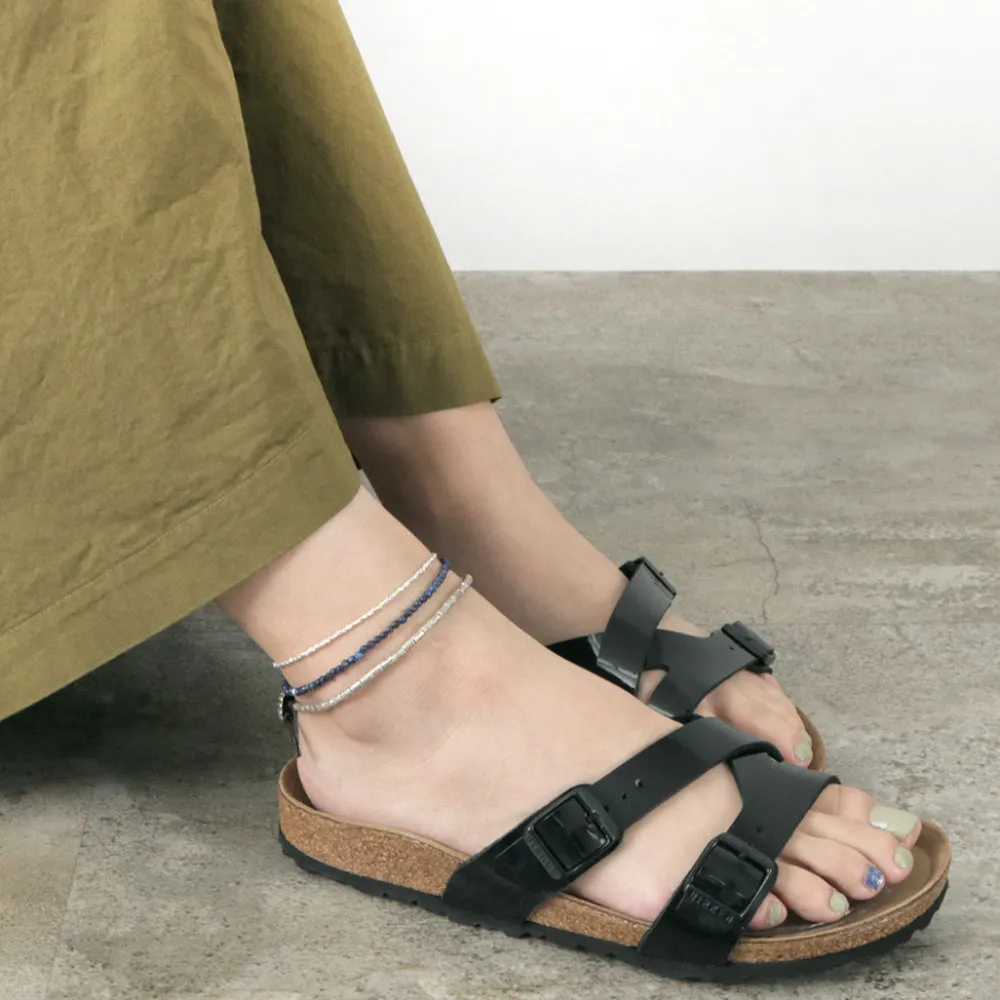 PHADUA Anklets^/ Karen Silver Beaded Concho Anklet