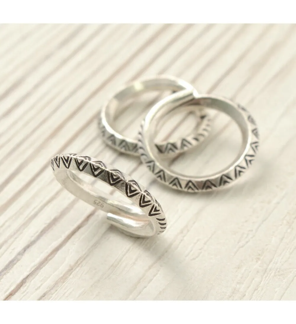 PHADUA Anklets^/ Karen Ring silver