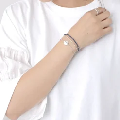PHADUA Anklets^/ Lapis Lazuli W-Wrap Bracelet blue