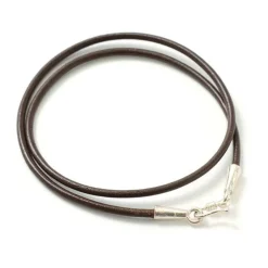 PHADUA Necklaces^/ Leather choker (2.5mm) necklace