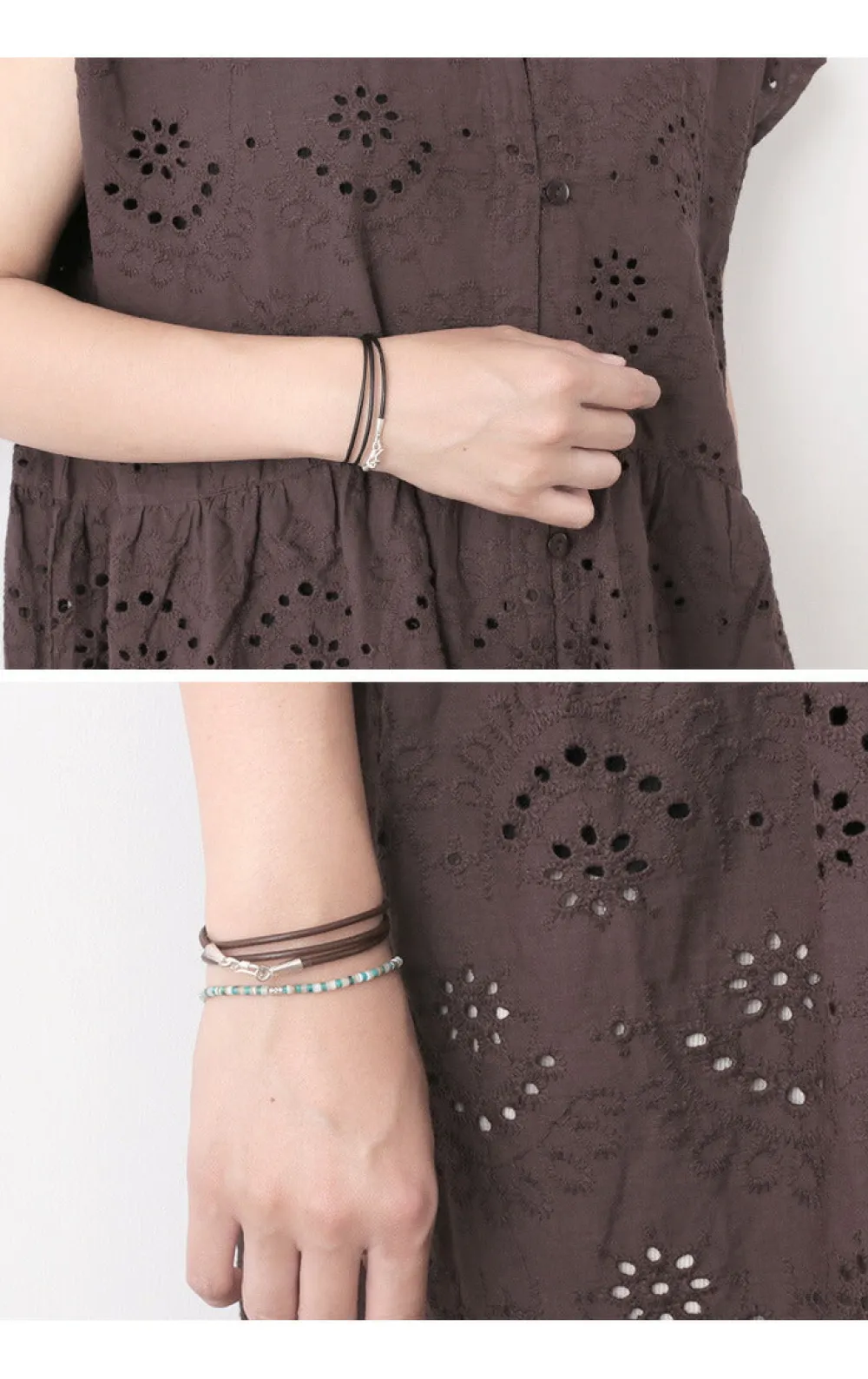PHADUA Necklaces^/ Leather choker (2.5mm) necklace