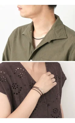 PHADUA Necklaces^/ Leather choker (2.5mm) necklace