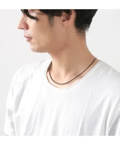 PHADUA Necklaces^/ Leather choker (2.5mm) necklace
