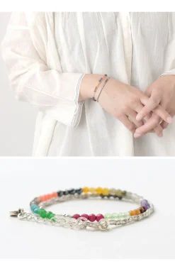 PHADUA Anklets^/ Multi Stone Wrap Bracelet multi-stone