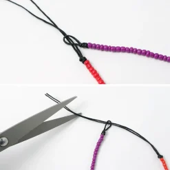 PHADUA Anklets^/ Multicolor glass bead anklet