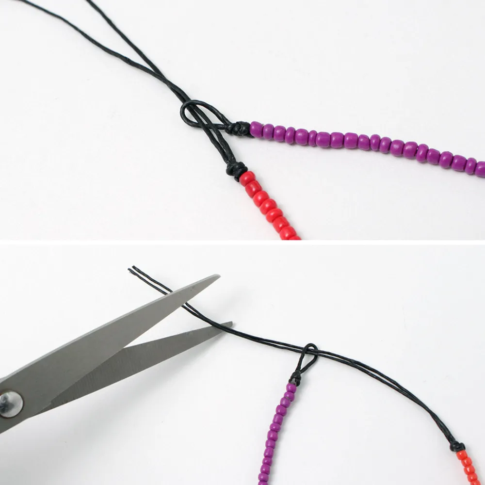PHADUA Anklets^/ Multicolor glass bead anklet