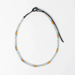 PHADUA Anklets^/ Multicolor glass bead anklet
