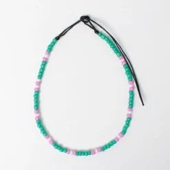 PHADUA Anklets^/ Multicolor glass bead anklet