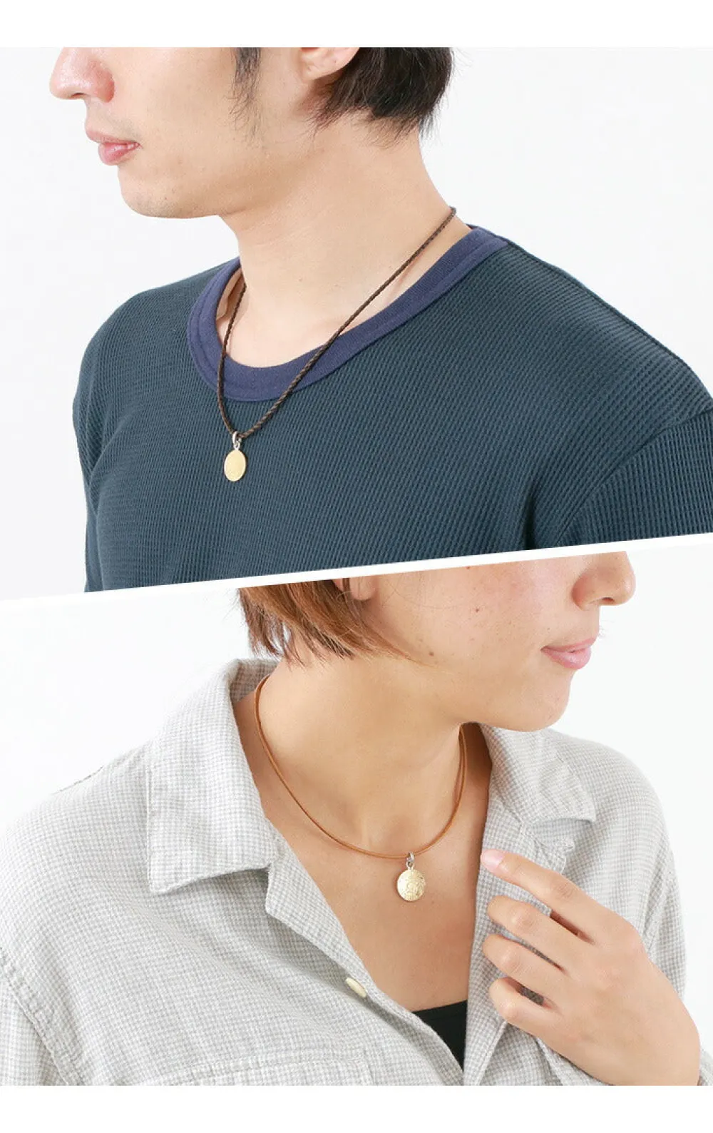 PHADUA Necklaces^/ Old Coin Pendant Top FRANCE5 gold