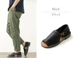PHADUA Sandals^/ Open Toe Side Strap Leather Shoes