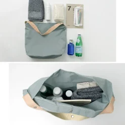 PHADUA Tote Bags^/ Ripstop Nylon Leather Sack/Shoulder Bag