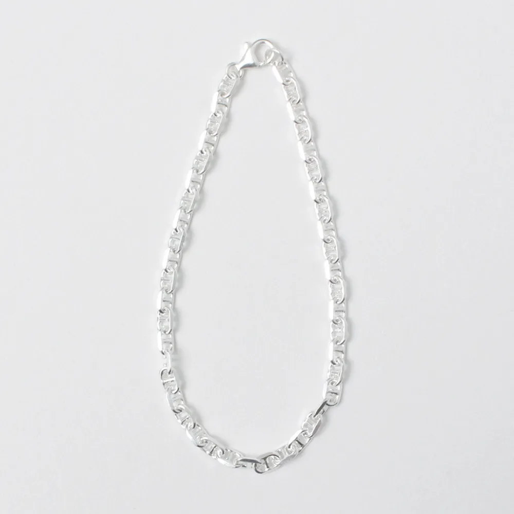 PHADUA Anklets^/ Semi solid anchor chain bracelet 925 silver