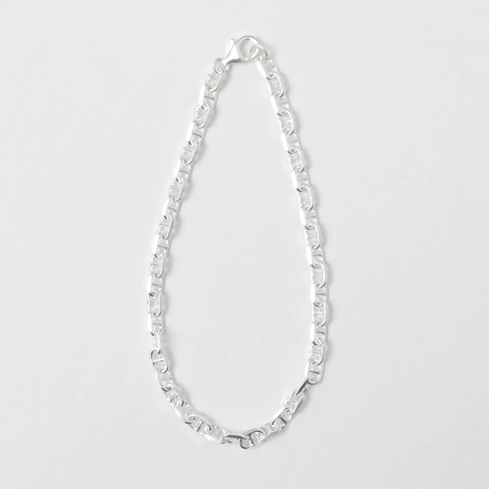 PHADUA Anklets^/ Semi solid anchor chain bracelet 925 silver
