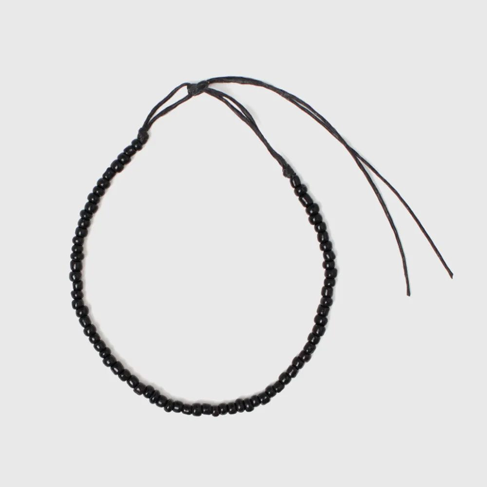 PHADUA Anklets^/ Solid glass bead bracelet